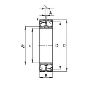 FAG Germany Spherical roller bearings - 22344-BE-XL-JPA-T41A