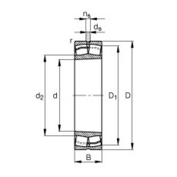 FAG Germany Spherical roller bearings - 22234-E1-XL-K