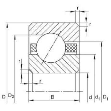 FAG Germany Thin section bearings - CSEAA010-TV