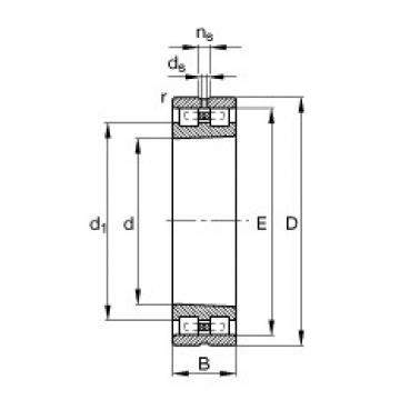 FAG Germany Cylindrical roller bearings - NN3007-AS-K-M-SP