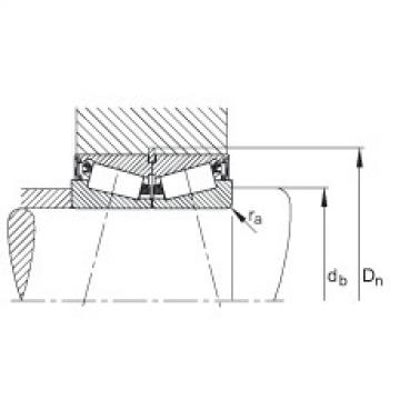 FAG Germany Tapered roller bearings - JK0S040