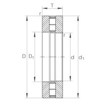 FAG Germany Axial cylindrical roller bearings - 89306-TV