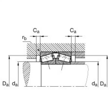 FAG Germany Tapered roller bearings - 30220-A-DF-A180-220