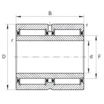 FAG Germany Needle roller bearings - NA6907-ZW-XL