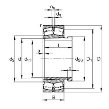 FAG Germany Pendelrollenlager - 21315-E1-XL-K + AH315G