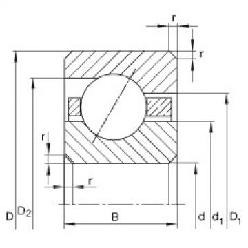 FAG Germany Thin section bearings - CSEA040