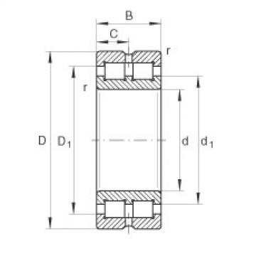 FAG Germany Cylindrical roller bearings - SL014840