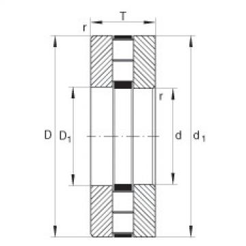 FAG Germany Axial cylindrical roller bearings - 89420-M