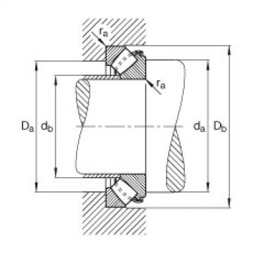 FAG Germany Axial spherical roller bearings - 29334-E1-XL