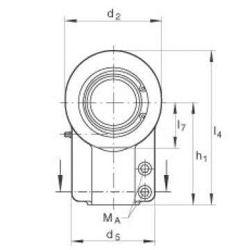 FAG Germany Hydraulic rod ends - GIHNRK110-LO