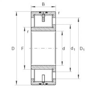 FAG Germany Cylindrical roller bearings - LSL192336-TB