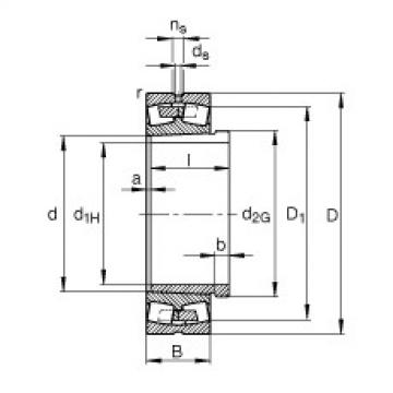 FAG Germany Spherical roller bearings - 230/670-B-K-MB + AH30/670A-H