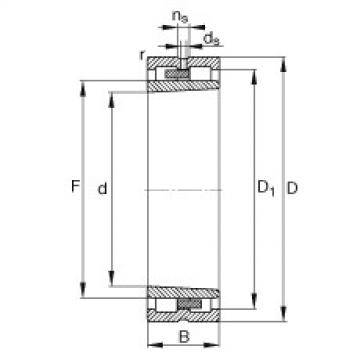 FAG Germany Cylindrical roller bearings - NNU49/500-S-K-M-SP