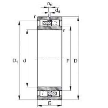 FAG Germany Cylindrical roller bearings - NNU4922-S-M-SP