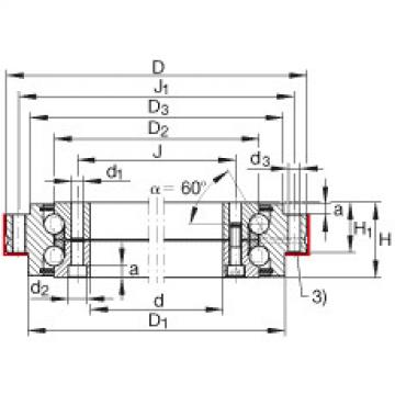 FAG Germany Axial angular contact ball bearings - ZKLDF395