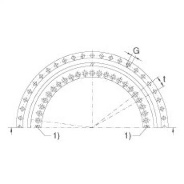 FAG Germany Axial angular contact ball bearings - ZKLDF150