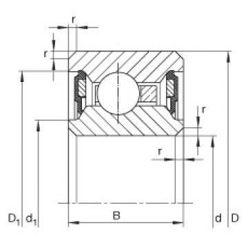 FAG Germany Thin section bearings - CSCU040-2RS