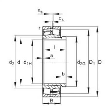 FAG Germany Spherical roller bearings - 22238-BE-XL-K + AH2238G