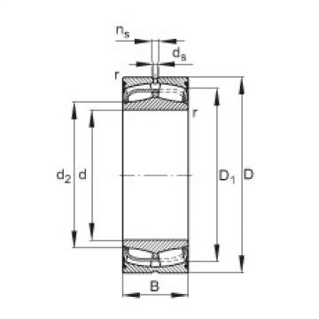 FAG Germany Sealed spherical roller bearings - 24024-BE-XL-2VSR