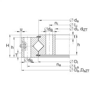 FAG Germany Crossed roller bearings - XU120179