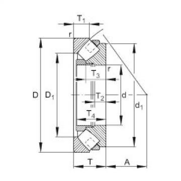 FAG Germany Axial spherical roller bearings - 29276-E1-MB