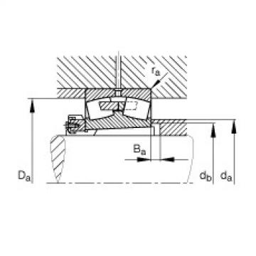 FAG Germany Spherical roller bearings - 23976-K-MB + H3976-HG