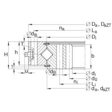 FAG Germany Crossed roller bearings - XI120288-N