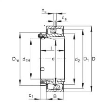 FAG Germany Spherical roller bearings - 22260-BEA-XL-K-MB1