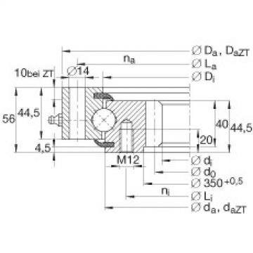 FAG Germany Four point contact bearings - VSI200414-N