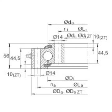 FAG Germany Four point contact bearings - VSU200414