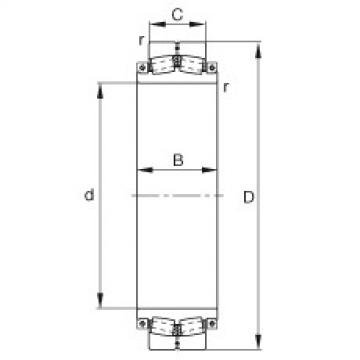 FAG Germany Spherical roller bearings - 230SM450-MA