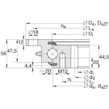 FAG Germany Four point contact bearings - VLI200544-N