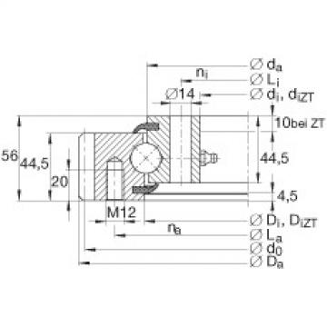 FAG Germany Four point contact bearings - VSA200644-N