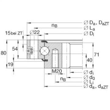 FAG Germany Four point contact bearings - VSI250955-N