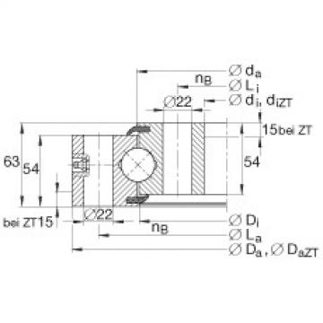 FAG Germany Four point contact bearings - VSU250755