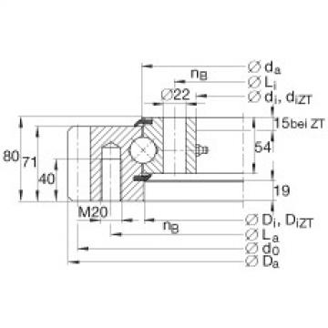 FAG Germany Four point contact bearings - VSA250755-N