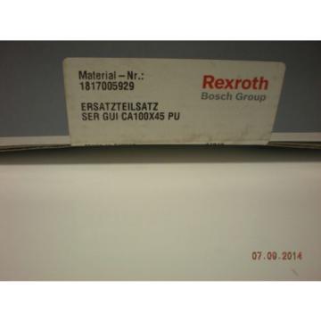 BOSH REXROTH HYDRAULIC CYLINDER SERVICE SET 1817005929 *NEW* SER GUI CA100X45 PU