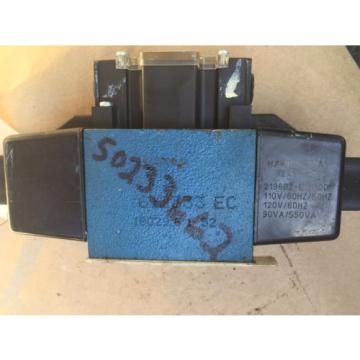 REXROTH SOLENOID HYDRAULIC VALVE 4WE10J40/CW110N9DA/V 120V-AC