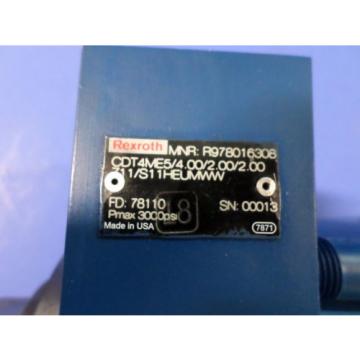 REXROTH HYDRAULIC, CDT4ME5/4.00/2.00/2.00