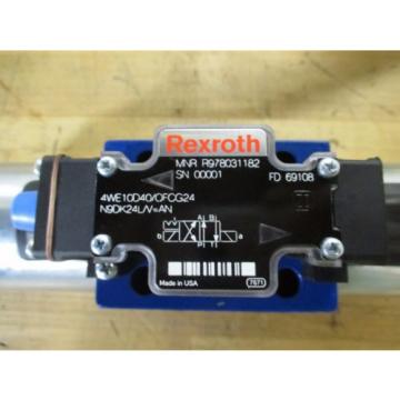 NEW REXROTH DIRECTIONAL VALVE # 4WE10D40/OFCG24 N9DK24L2