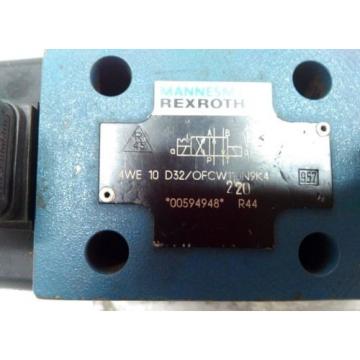 4WE 10 D32/OFCW110N9K4 MANNESMANN REXROTH R900943503 Directional spool valve