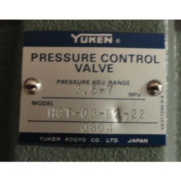 Yuken Pressure Control Valve HCT-03-B2-22
