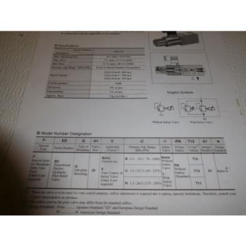 Yuken EDG-01-H-PNT11-5090 Hydraulic Pilot Relief Valve