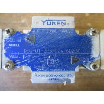 YUKEN DIRECTIONAL VALVE DSG-01-2B3-D24-60207