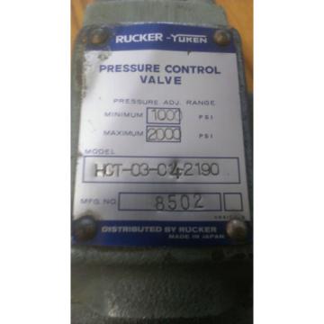 HCT-03-C4-2190, Yuken, Hydraulic Pressure Control Valve