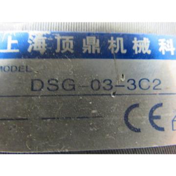 Yuken DSG-03-3C2 Reversible Hydraulic Valve Body Size D02 Without Solenoids
