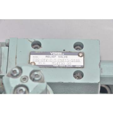 YUKEN Flow Control and Relief Valves EDG-01V-C-1-PNT15-5188, EFBG-06-280-C-5112