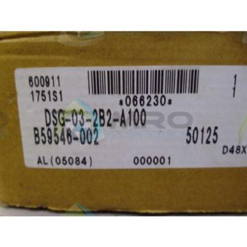 YUKEN DSG-03-2B2-A100-50125 VALVE *NEW IN BOX*