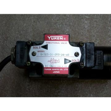 YUKEN DIRECTIONAL SOLENOID VALVE , K-DSG-01-2B3-24-40