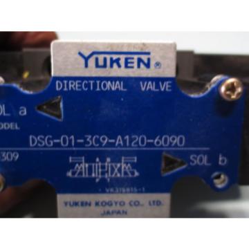 YUKEN SOLENOID OPERATED VALVE DSG-01-3C9-A120-6090